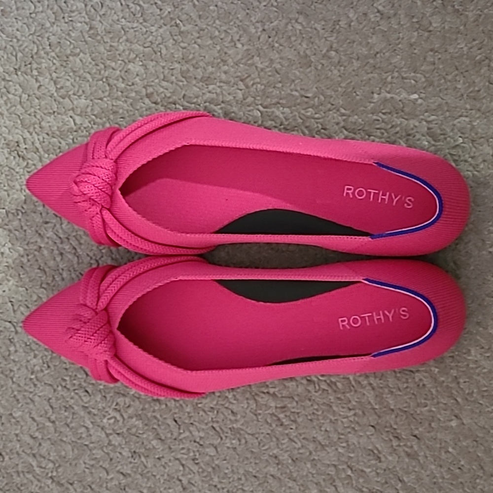 Rothy's Starfish Pink Point II in Women's Size 13